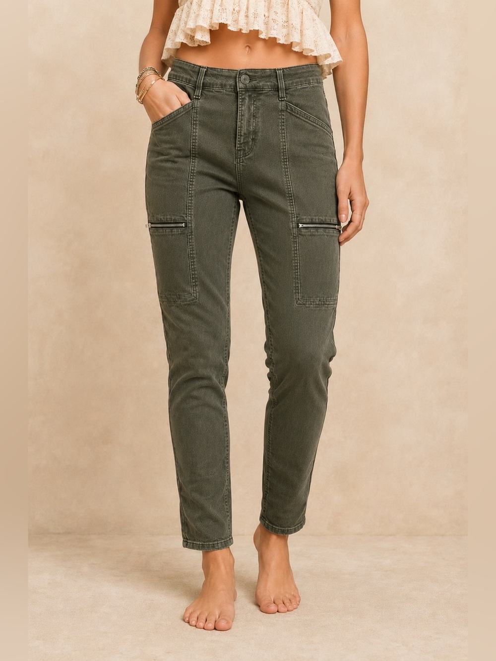 Pistola Hannah Skinny Cargo Utility Pants - Size 26
